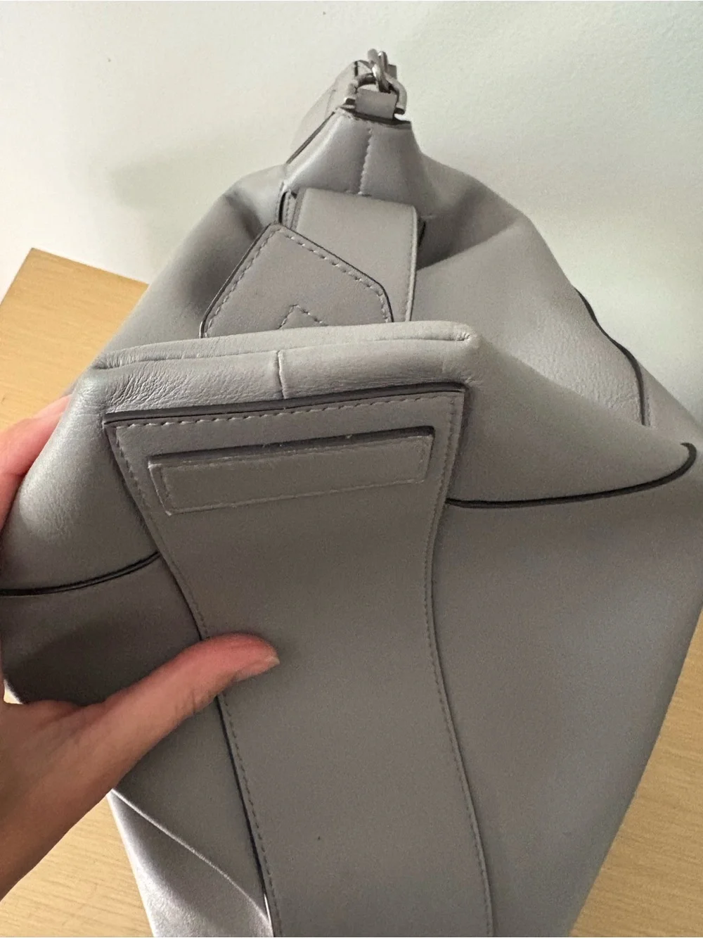 Givenchy Light Gray Antigona Medium Soft Tote